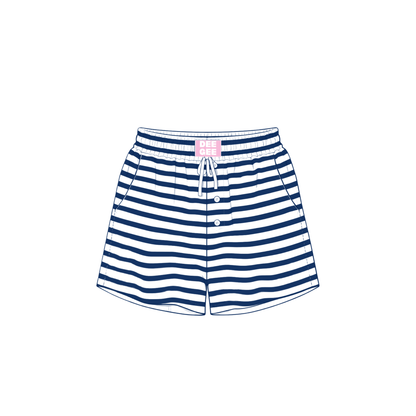 Pin Stripe Sweat Shorts