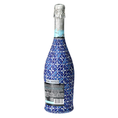 Andalusian Tile Prosecco Bottle Wrap