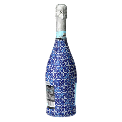 Andalusian Tile Prosecco Bottle Wrap