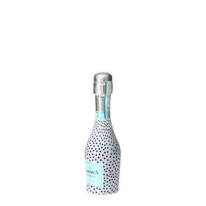 Black & White Dots Mini Prosecco Wraps (Set of 3)