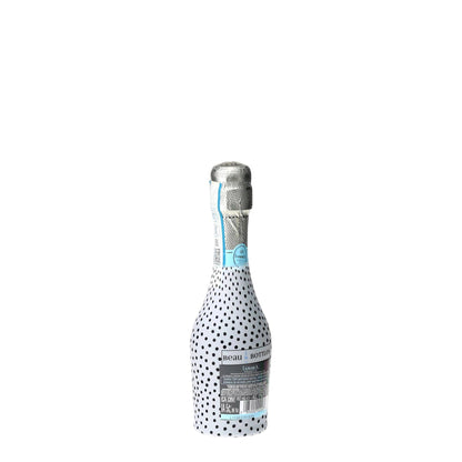 Black & White Dots Mini Prosecco Wraps (Set of 3)