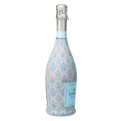 Grandmillennial Pastel Jewels Prosecco Bottle Wrap