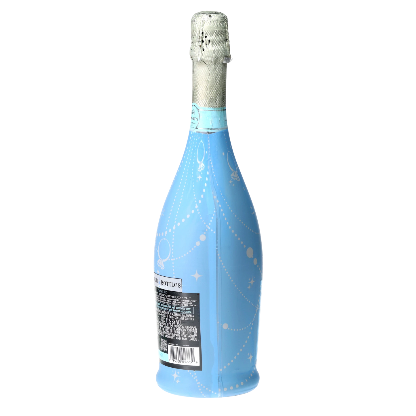 Blue Pearls & Prosecco Prosecco Bottle Wrap