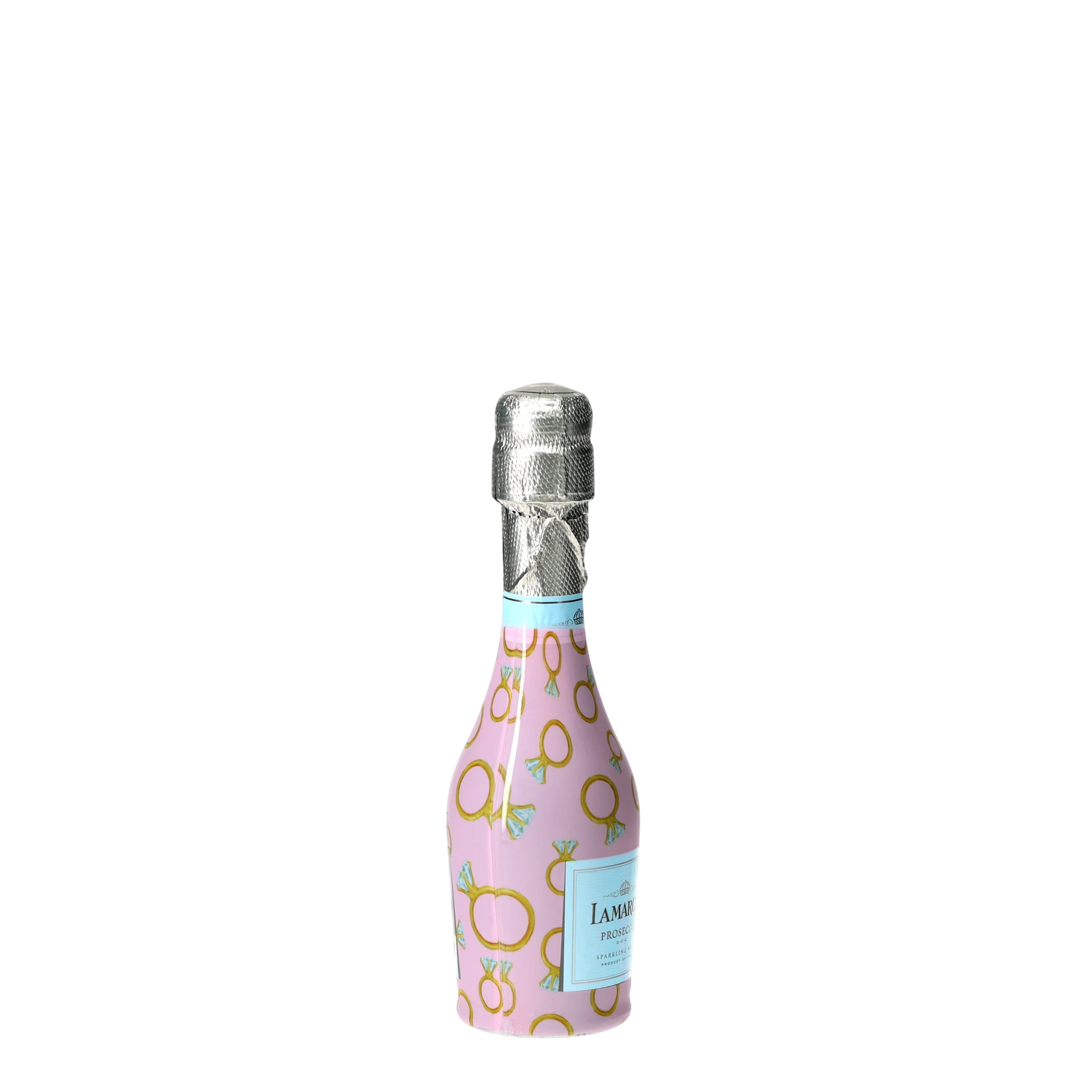 Beau Bottles Pink Engagement Ring - MINI Prosecco Collection - Set of 3 (Wraps Only)