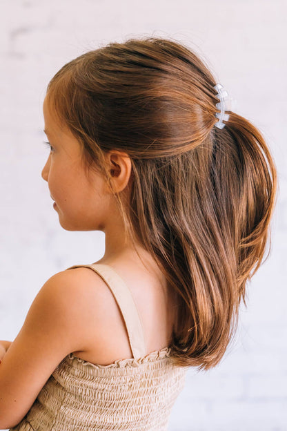 Classic Hair Clip | Tiny | Coconut White
