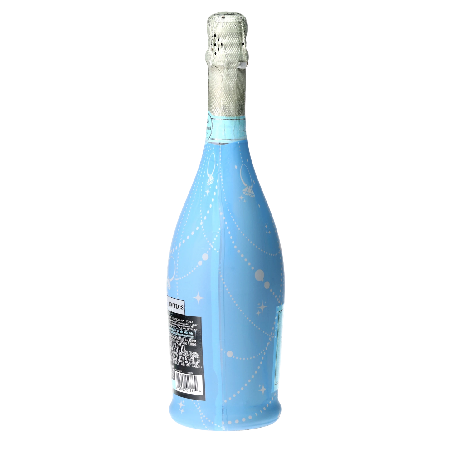 Blue Pearls & Prosecco Prosecco Bottle Wrap