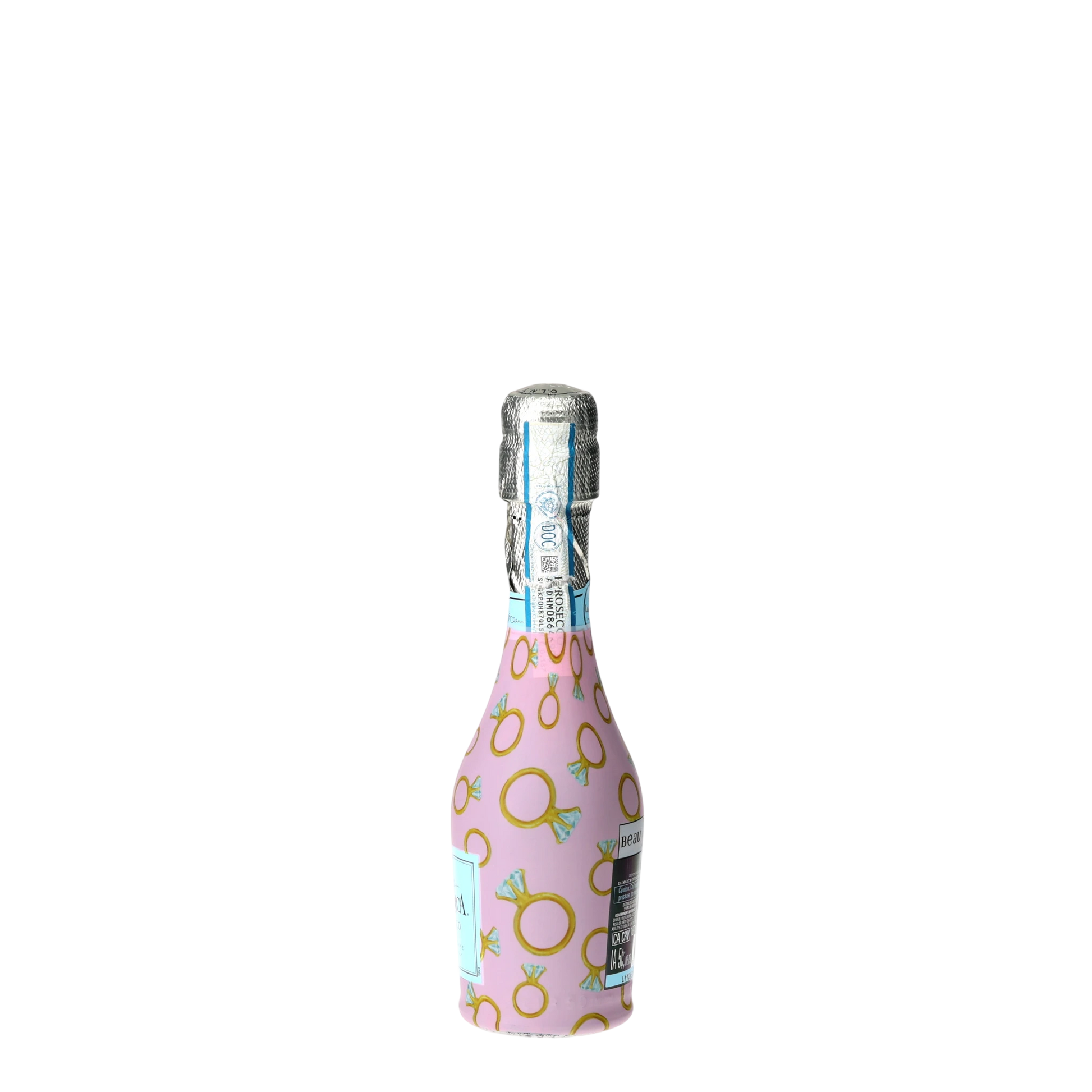 Beau Bottles Pink Engagement Ring - MINI Prosecco Collection - Set of 3 (Wraps Only)