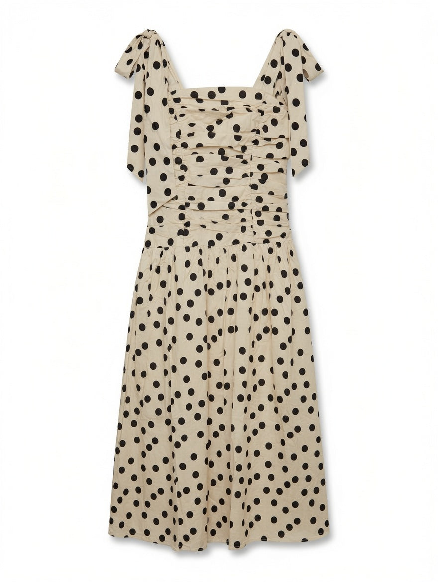 Entro: Polka Dot Tie Maxi