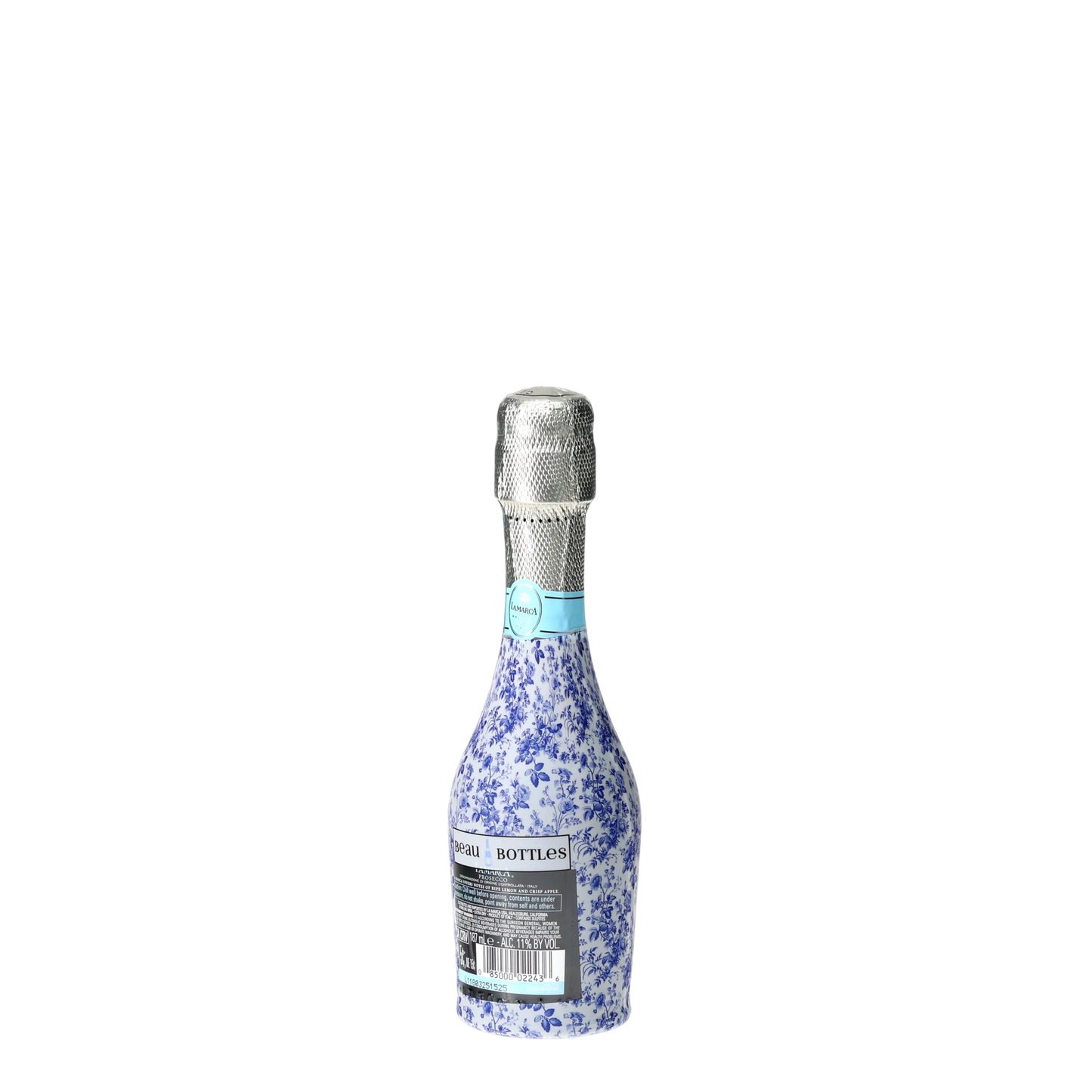 Limited Edition Blue Floral Mini Prosecco Wraps (Set of 3)