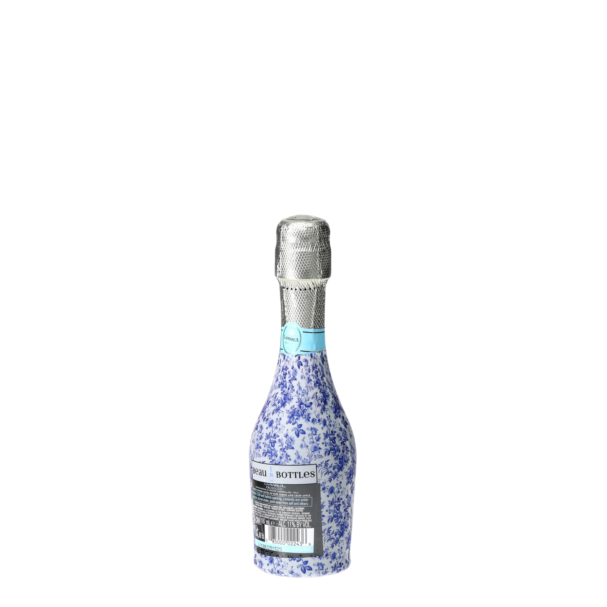 Limited Edition Blue Floral Mini Prosecco Wraps (Set of 3)