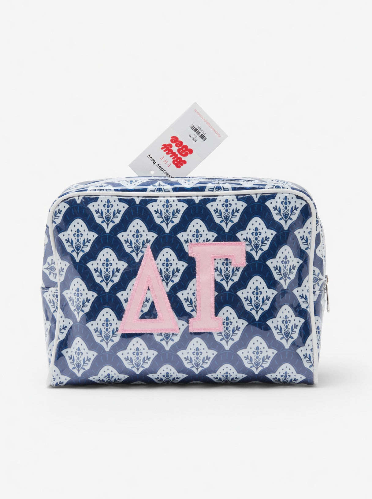 Busy Bee: Sorority Clear Coat Makeup Bag
