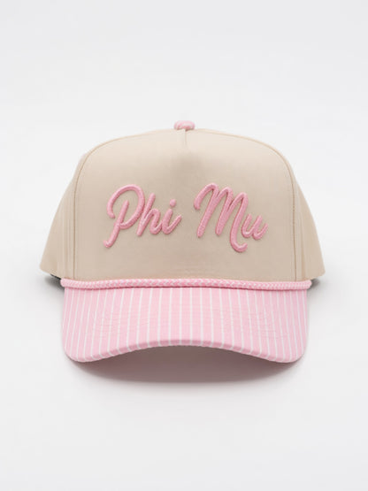 Busy Bee: Striped Sorority Hats