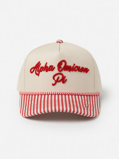 Busy Bee: Striped Sorority Hats