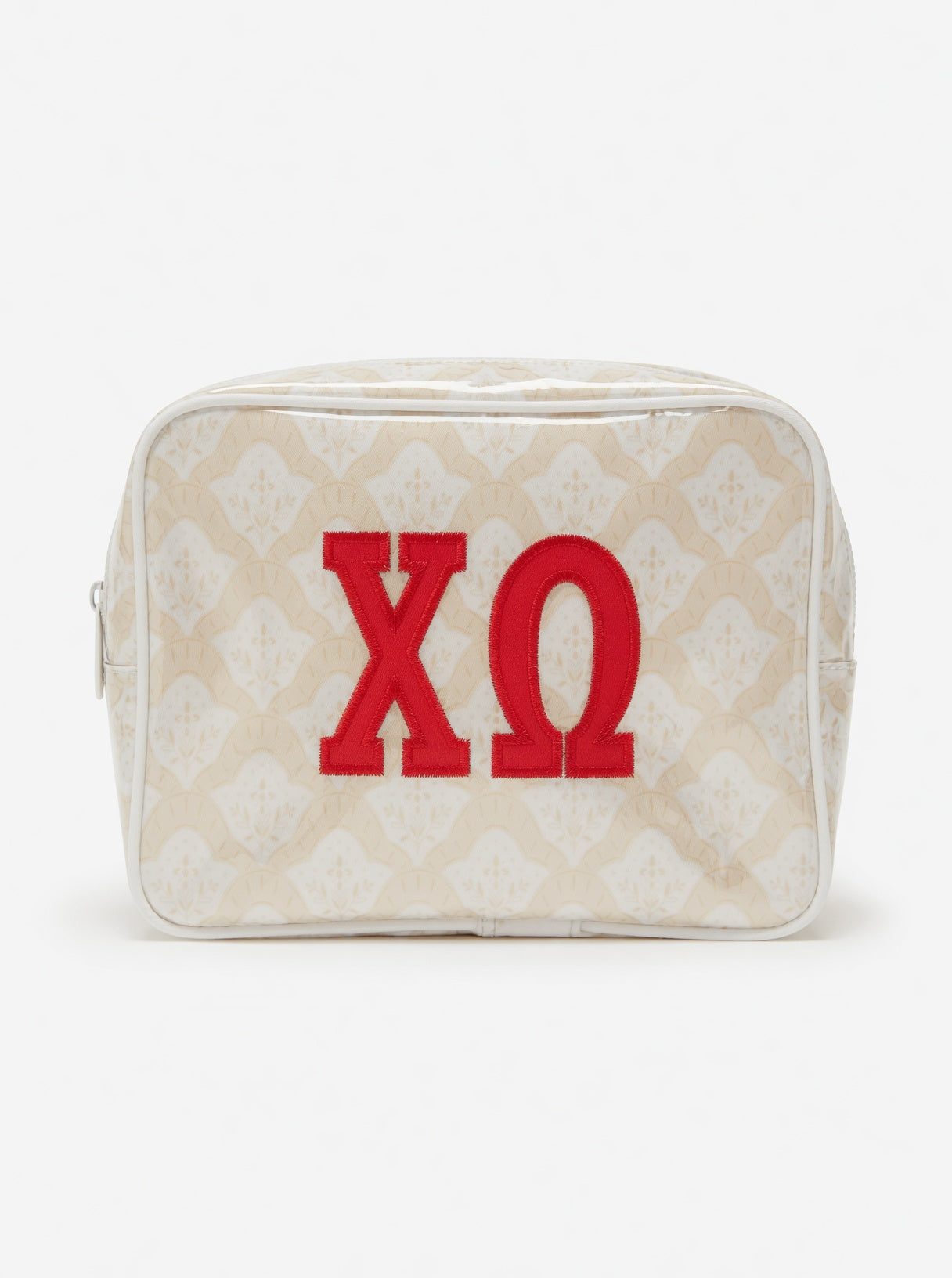 Busy Bee: Sorority Clear Coat Makeup Bag