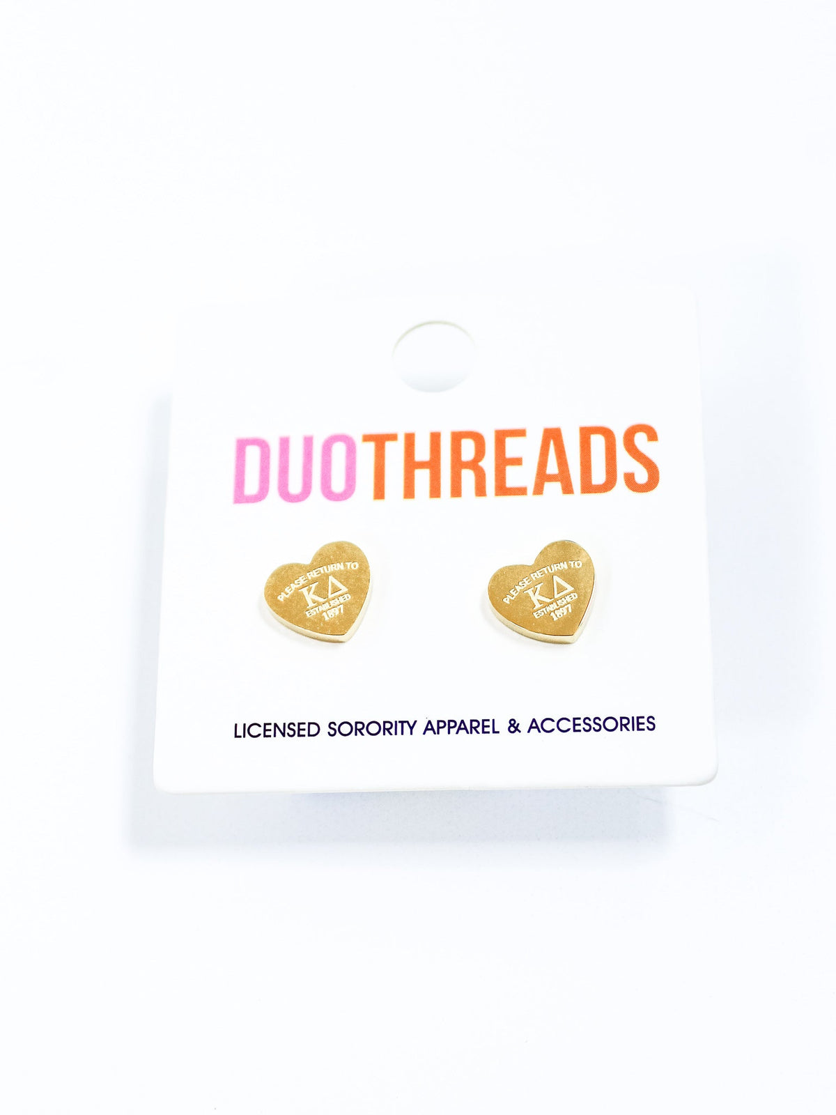 Heart Sorority Earrings