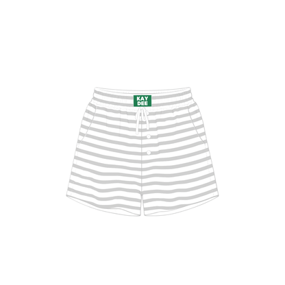 Pin Stripe Sweat Shorts