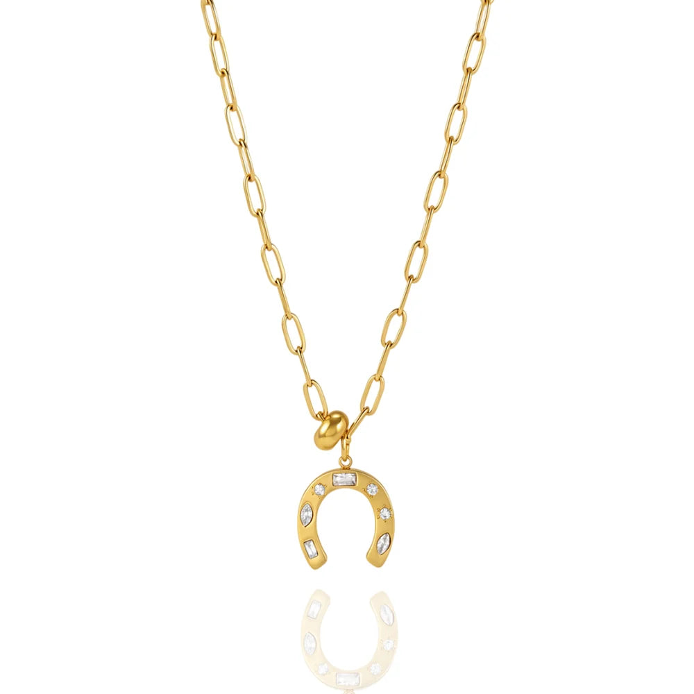 Lucky Horseshoe Necklace
