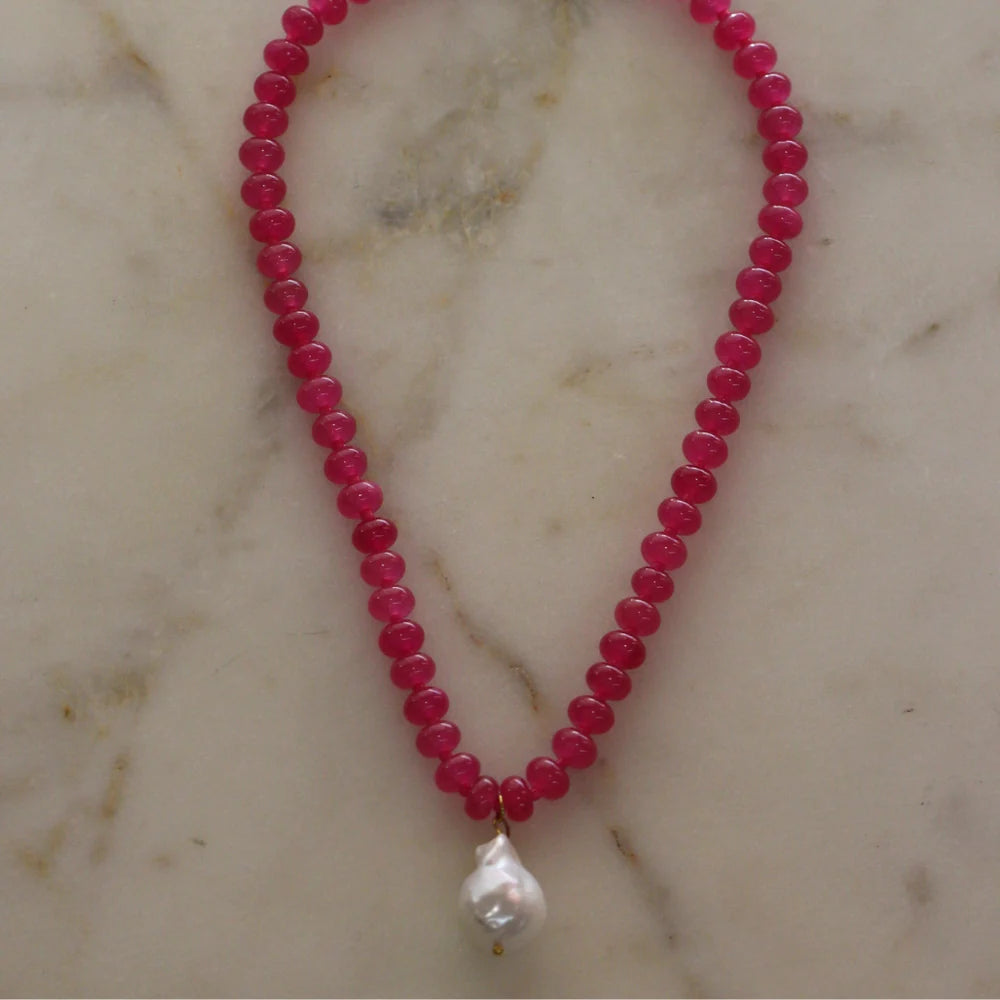 Rosalie Baroque Pearl Necklace