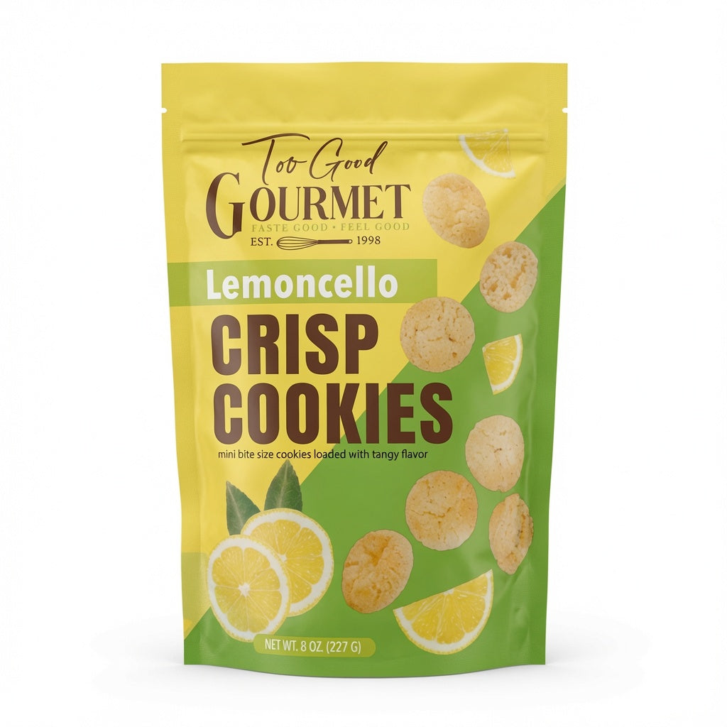 Lemoncello Crisp Cookies