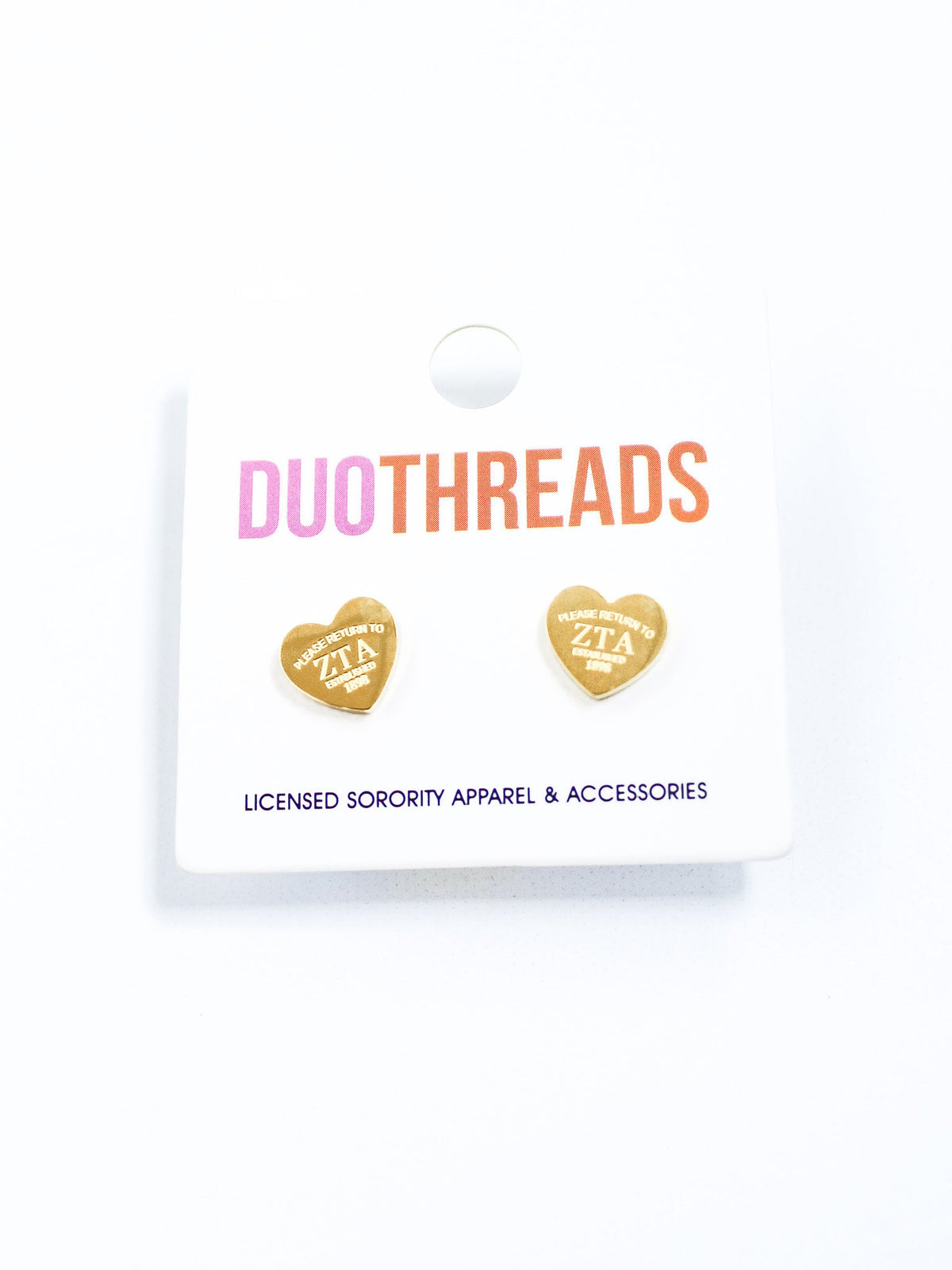 Heart Sorority Earrings